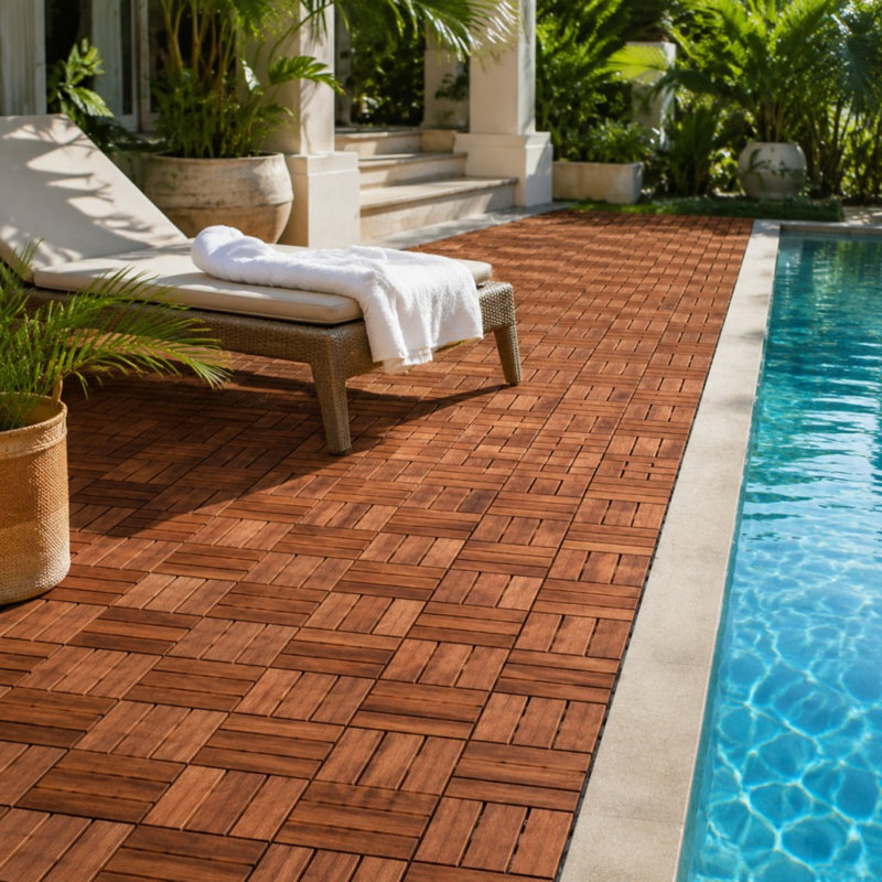 Parquet d'extérieur 12 po