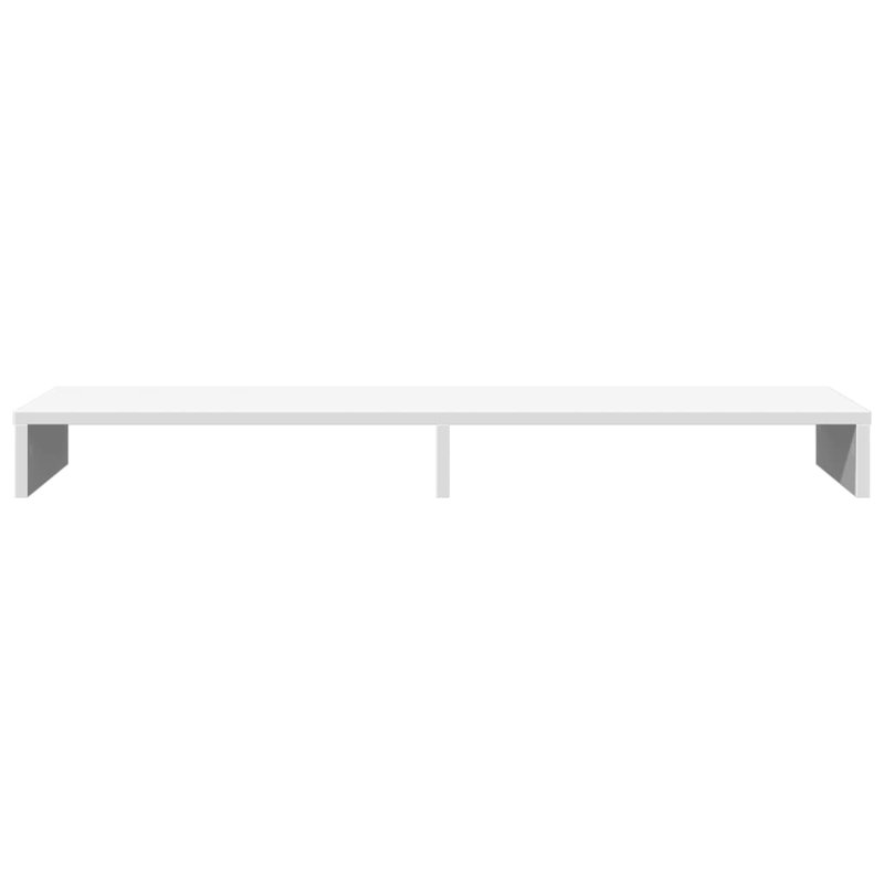 Bata Manufactured Wood Monitor Stand, 10cm H x 100cm W x 27cm D, White