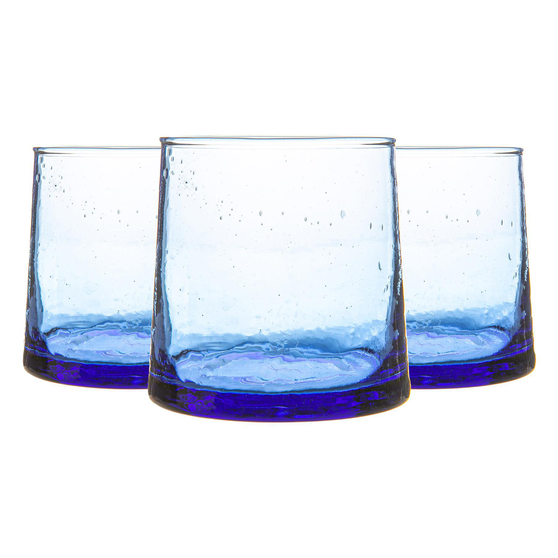 Nicola Spring 3x Merzouga Recycled Glass Tealight Candle Holders - By ...
