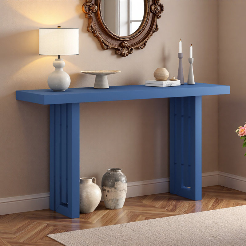 Console en placage de chêne de conception unique pour l'entrée, le couloir ou le salon | Idée de cadeau