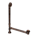 SinkSense 1.5" Pop-Up Bathtub Drain and Overflow Kit in Antique Copper