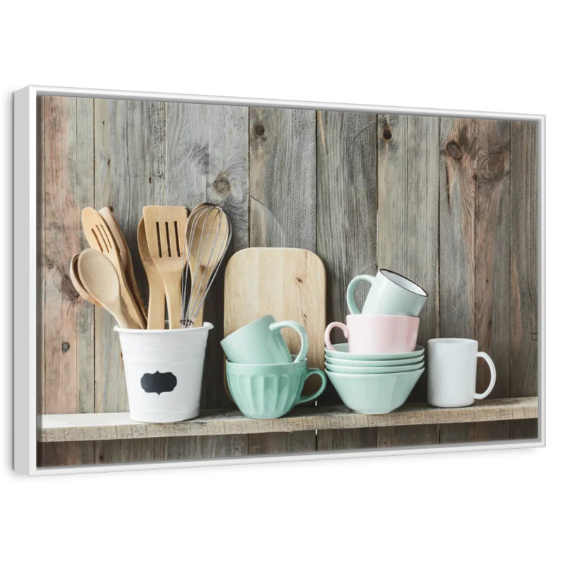 Cuisine, Cadre flottant blanc, 43 po x 29 po