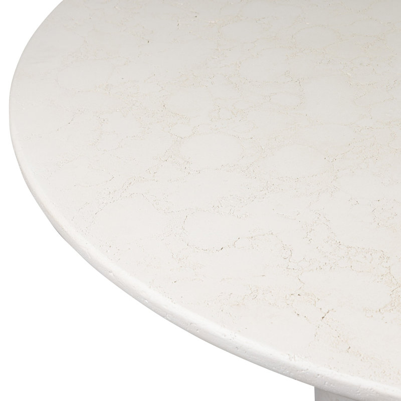 Rye Outdoor Dining Table-60"-Aged White Concrete