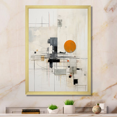 Rêves scandinaves modernes beige et jaune, art I
