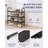Shoe Rack for Closet, Sturdy Shoe Storage for Entryway, Space-Saving Shoe Rack Small and Shoe Shelf, 27.6" Wide, Black-118422921