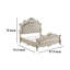Lit tapissier capitonné Arinah beige et champagne-1744216246