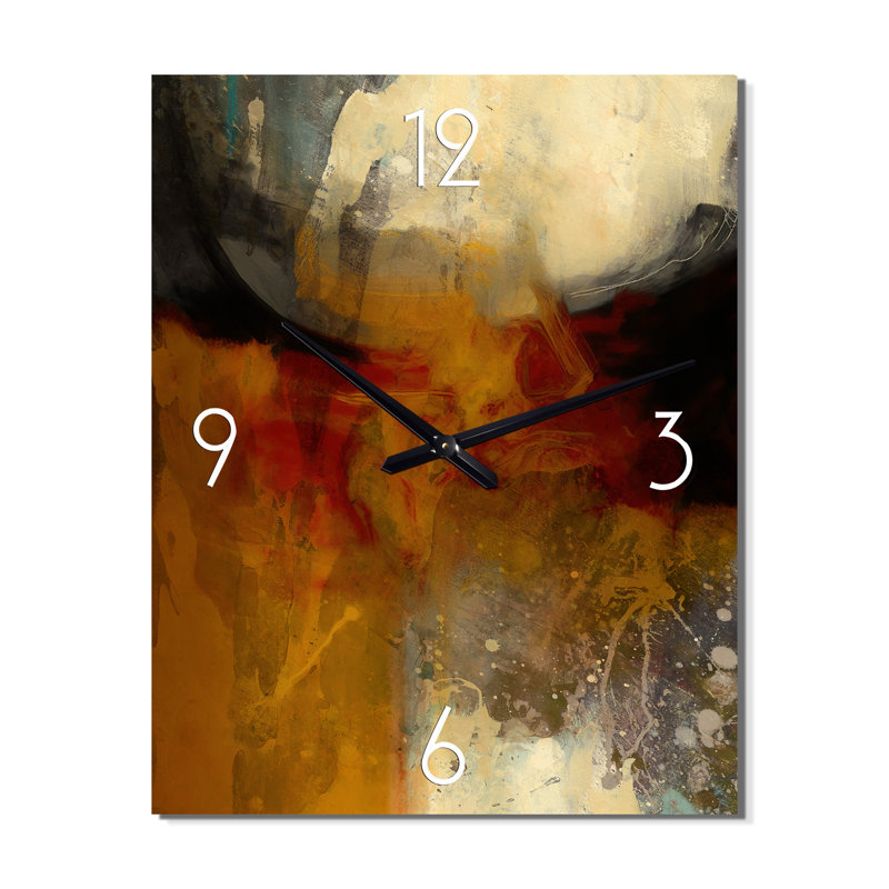 Jaydah Aluminum Wall Clock, Grand