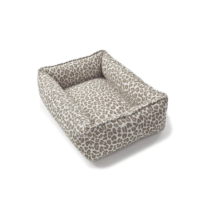 Backyard Bengal Small Dog Bed Bolster, Limestone