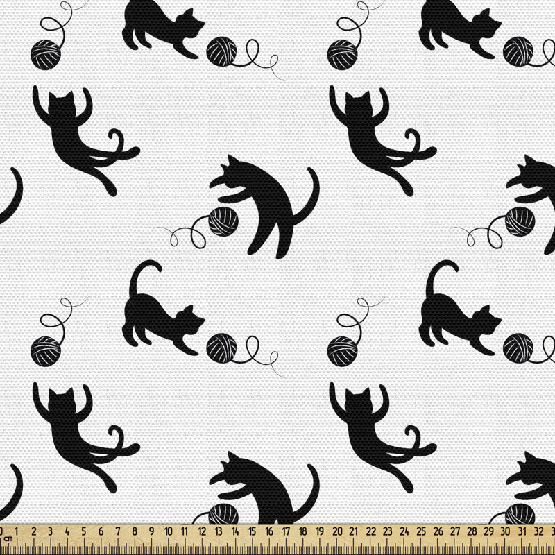 Tissu pour chat Ambesonne, l 58 po x L 72 po