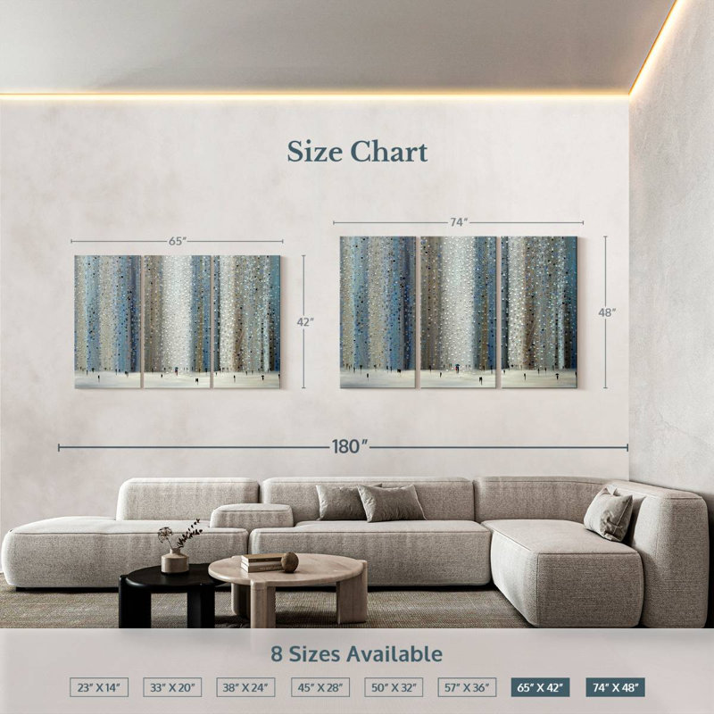Avery Love Rain, 42" H x 65" W
