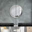 Huldar Glass Flat Wall Mirror