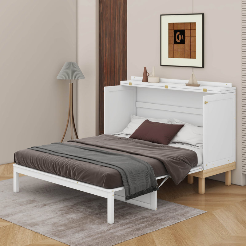 Grand lit escamotable, Blanc