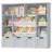 49.4" W Kids Bookcase with 4 Removable Drawers, Cube Organizer-1598436971