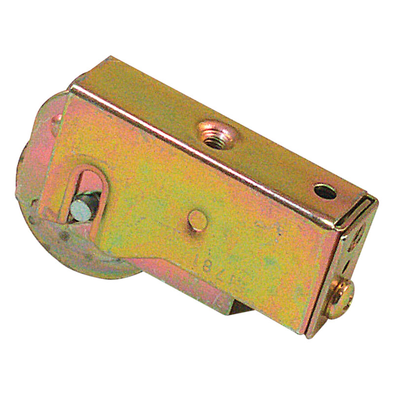 Ensemble de rouleau de porte coulissante en acier de 1-1 / 2 po à roulement à billes (paquet simple)
