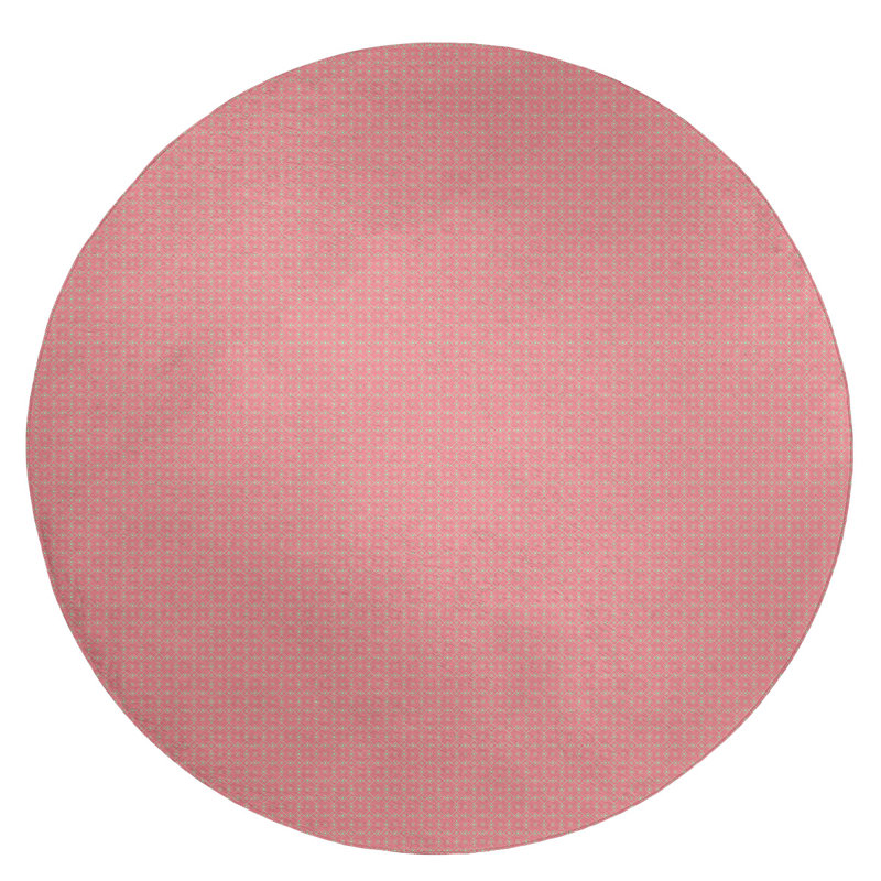 Chenille Indoor Rug, Round 5'