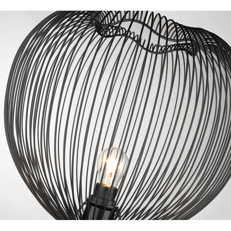 Marez 160cm Tripod Floor Lamp, Matt Black