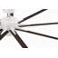Ventilateur de plafond sur mesure intérieur / extérieur Odyn - moteur à courant continu blanc mat avec ensemble de lumières DEL-43413572