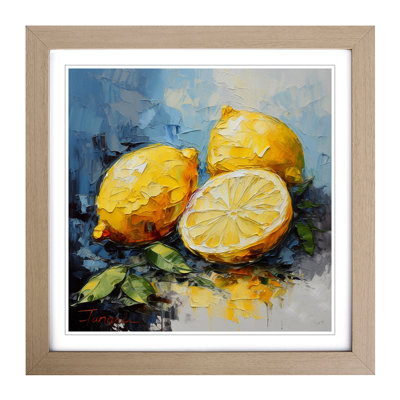 Lemon Painting - Framed Print