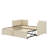 Shamina Upholstered daybed with Pop Up Trundle-1674359521