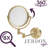Ayeshah 8.5" Lighted Wall Mount Magnified Makeup Mirror, Direct Wire-1930252371