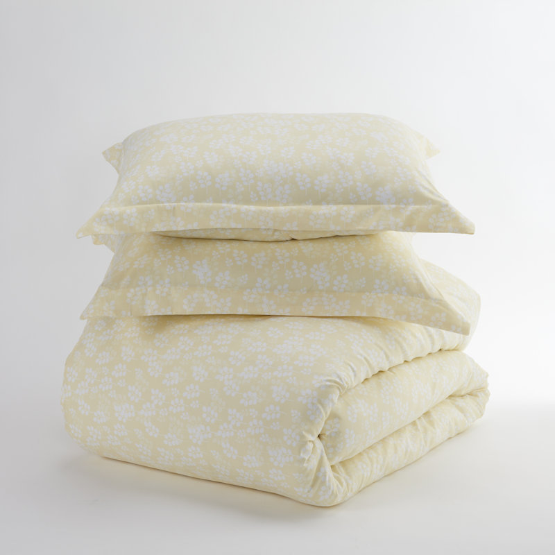 Becky Cameron Floral Duvet Cover, Pale Blue, Twin Duvet Cover +1 Sham