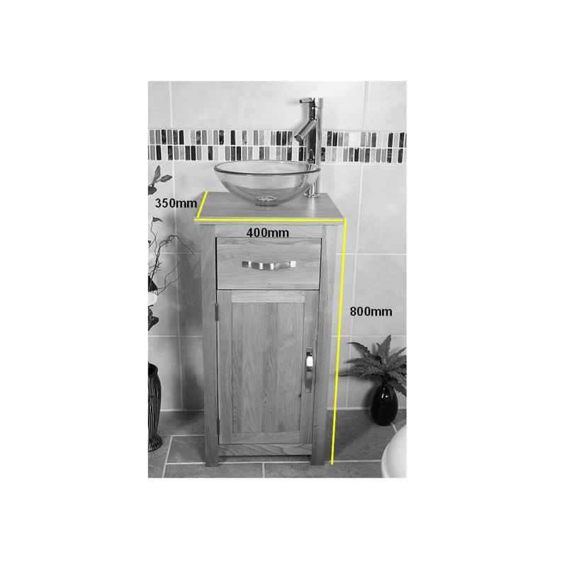 Eberle Solid Wood Bathroom Cabinet