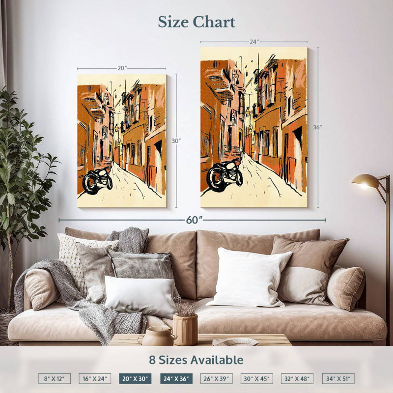 Sireci Euro Voyage II, 36" H x 24" W
