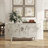 69" Hand Painted Lacquered Credenza