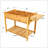 8 Pockets Horticulture Raised Garden Bed Elevated Wood Planter Box Stand With Foldable Side Table And Storage Shelf For Herb/Vegetables/Flowers-1726948172