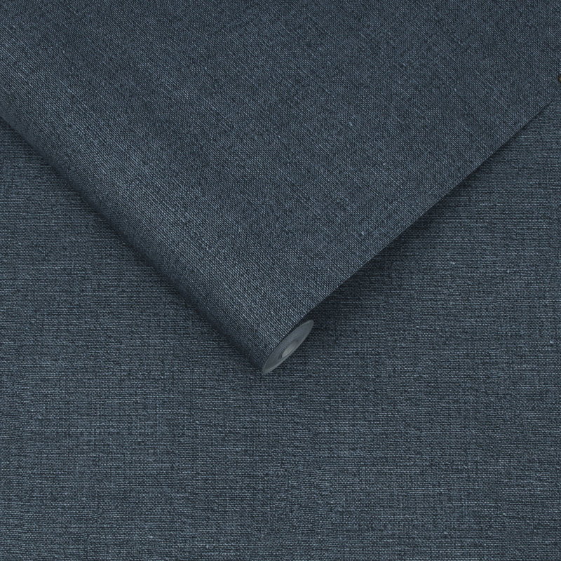 Haptic Straw Wallpaper, Navy