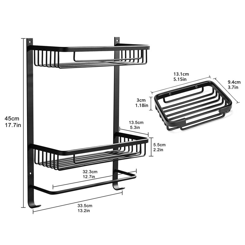 Murakami Adhesive Shower Caddy