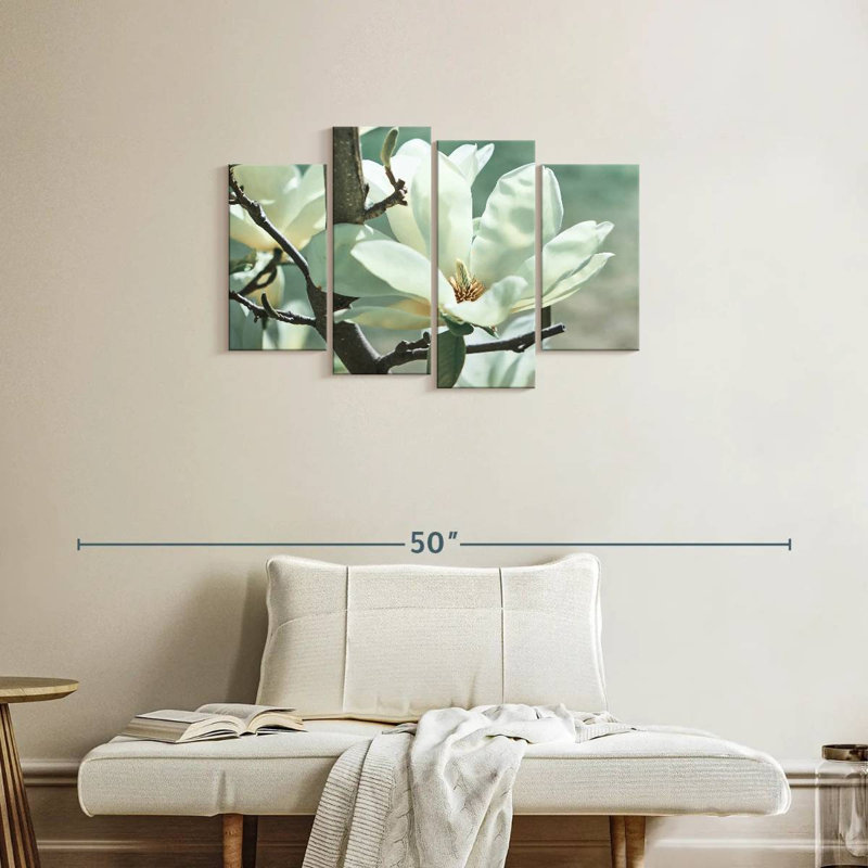 Harnek Magnolia Tree Flower, 22" H x 36" W
