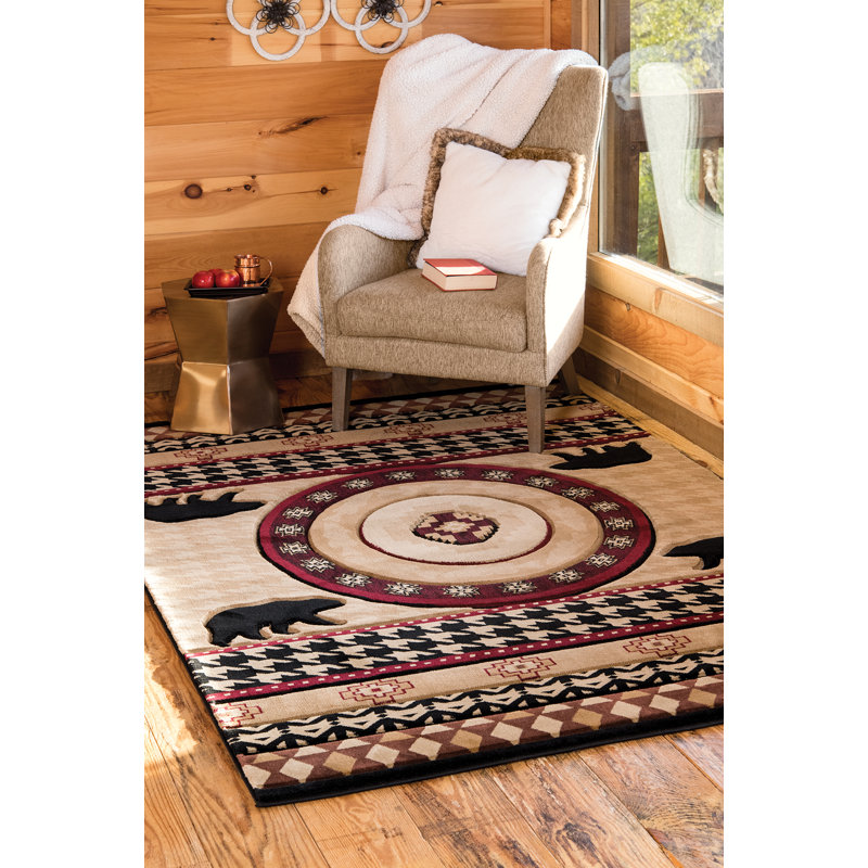 Tapis beige Estevez, Rectangle 7 pi 10 po x 10 pi 6 po