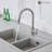 mondawe Pull Down Kitchen Faucet-71097882