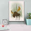 «Forest Moose» par Ryan Fowler, estampe numérique sur toile-2012049338