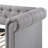 Justice Smoke Gray Fabric Daybed With Trundle