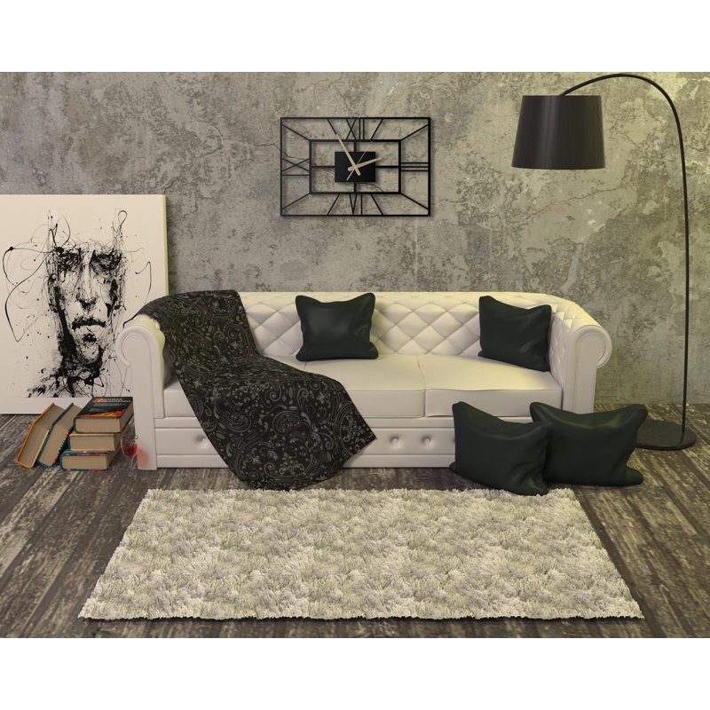 Ea Metal Wall Clock, 30cm H x 45cm W x 1.5cm D