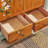Two-door, two-drawer painted accent cabinet