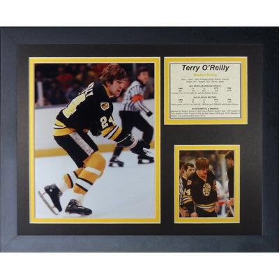 Souvenirs encadrée en bruinss terry o’reilly-boston