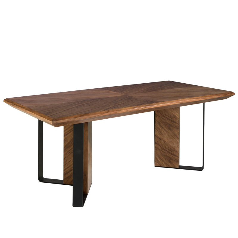 Solid Wood Top Dining Table