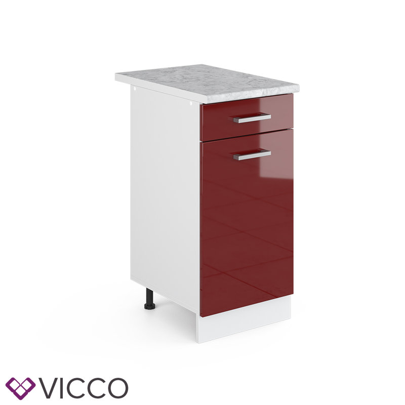 Latife Matte Base Unit, Red