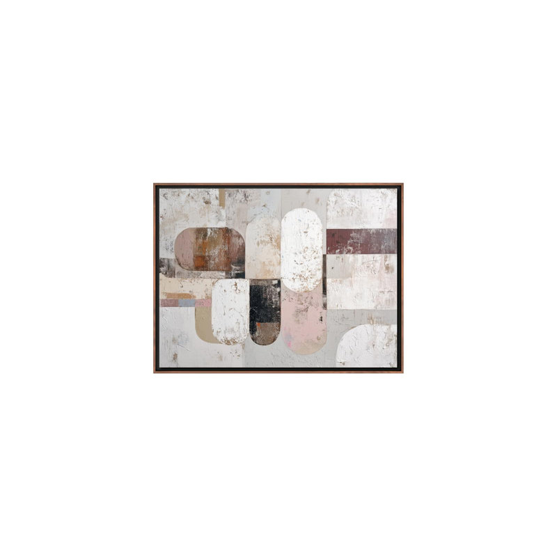 Earthen Geometry, 53" H x 40" W