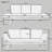 Outdoor Adjustable Wooden Patio Daybed Sofa Chaise Lounge with Beige Cushions, Space-Saving for Small Spaces, Natural Finish-492878629-492878628