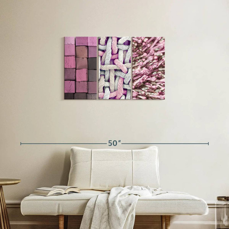 Kerner Pink Things, 20" H x 33" W