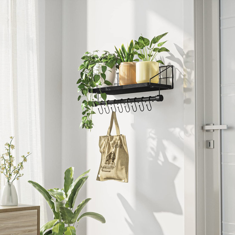 Bearl Floating Shelf, Black