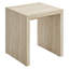 Table d'appoint en faux travertin Mirella