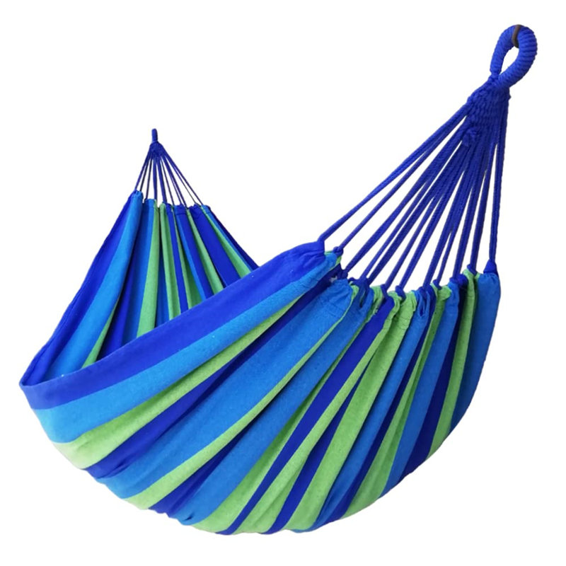 Carlynn Double Classic Hammock, Blue/Green