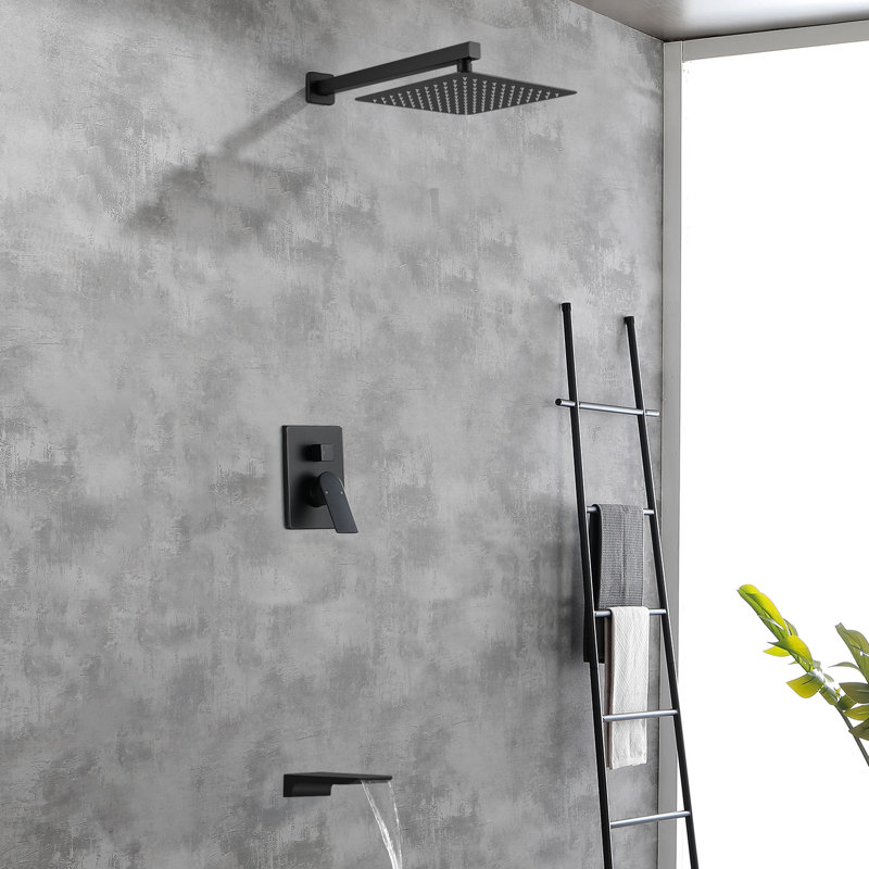 Robinet de baignoire et douche, Black