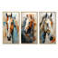 «Horse Grace Portrait», ensemble de 4 reproductions d'art sur toile-294260246-294260247