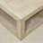 Peking Ming  Square Coffee Table with Weathered Whitewash-567783427